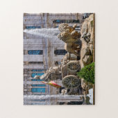 Fonteinen van Madrid. Legpuzzel (Verticaal)