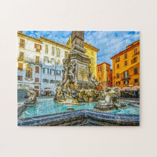 Fonteinen van Rome. Legpuzzel (Horizontaal)