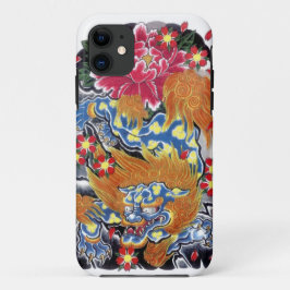 Foo Dog & Sakura iPhone 11 Hoesje