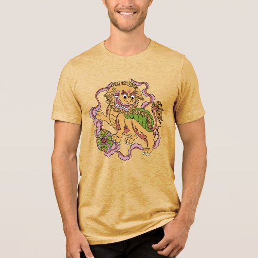 Foo Dog Tri-Blend Shirt (Voorkant)