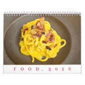 Food 2026 calendar kalender (Hoes)