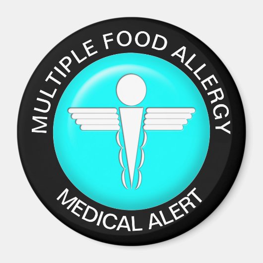 Food Allergy Alert Magnet (Voorkant)