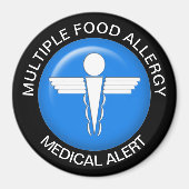 Food Allergy Alert Magnet (Voorkant)