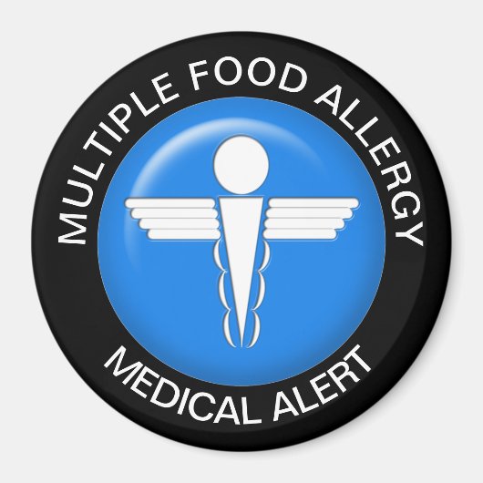 Food Allergy Alert Magnet (Voorkant)