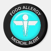 Food Allergy Alert Magnet (Voorkant)