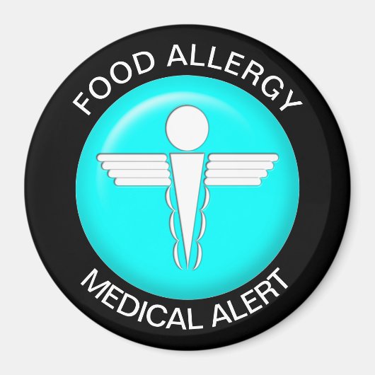 Food Allergy Alert Magnet (Voorkant)