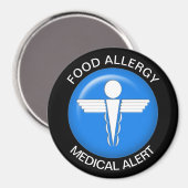 Food Allergy Alert Magnet (Voorkant / Achterkant)