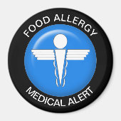 Food Allergy Alert Magnet (Voorkant)