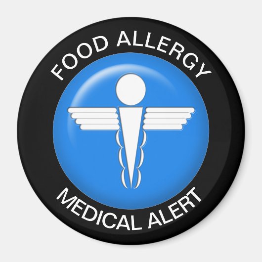Food Allergy Alert Magnet (Voorkant)