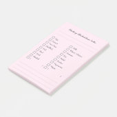 Food Allergy Checklist Sticky Notes for Kitchen (Schuin)