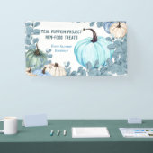 Food Allergy Friendly Blauwgroen Pumpkin Project Spandoek (Beurs)