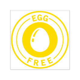 Food Allergy Icon Egg Free Zelfinktende Stempel