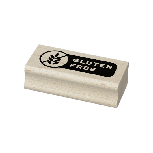Food Allergy Icon Gluten Free Rubberstempel (Stempel)