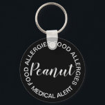 Food Allergy Medical Alert Sleutelhanger - Peanut<br><div class="desc">Food Allergy Sleutelhanger Medical Alert - Peanut</div>