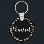 Food Allergy Medical Alert Sleutelhanger - Peanut<br><div class="desc">Food Allergy Sleutelhanger Medical Alert - Peanut</div>