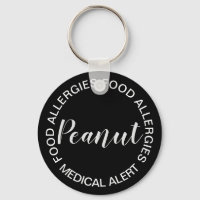 Food Allergy Medical Alert Sleutelhanger - Peanut