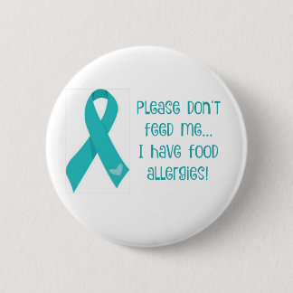 Food Allergy Pin Ronde Button 5,7 Cm