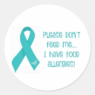 Food Allergy Sticker "Geef me alsjeblieft geen ete
