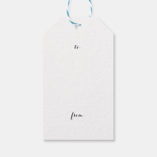 Food and Beverage Label Set Cadeaulabel (Achterkant)