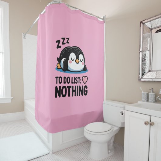 Food and Beverage Label Set Douchegordijn (In situ)