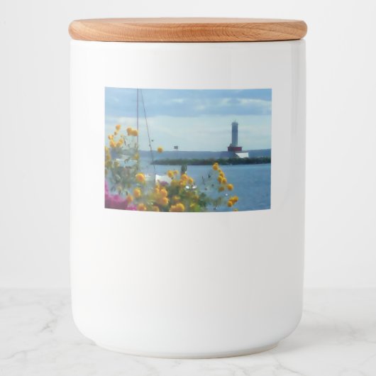 Food and Beverage Label Set Voedselcontainer Etiket (Voorkant)