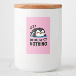 Food and Beverage Label Set Voedselcontainer Etiket