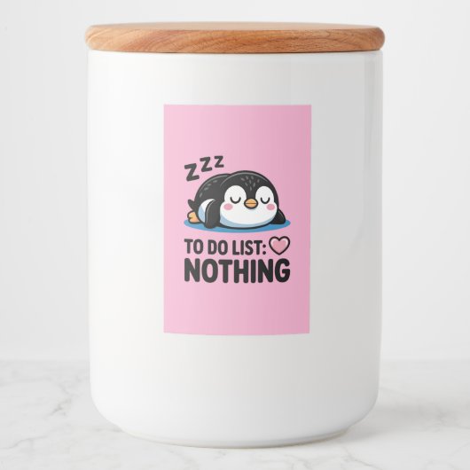 Food and Beverage Label Set Voedselcontainer Etiket (Voorkant)