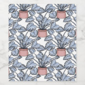 Food and Beverage Label Set Wijn Etiket (Enkel label)