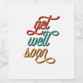 Food and Beverage Label Set Wijn Etiket (Enkel label)