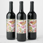 Food and Beverage Label Set Wijn Etiket (Flessen)