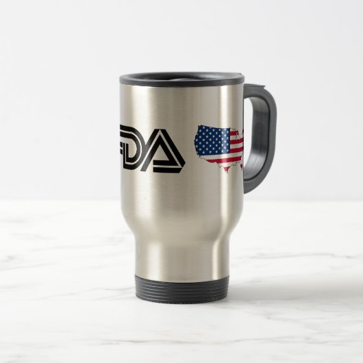 Food and Drug Administration Reisbeker (Voorkant rechts)