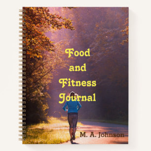 Food and Fitness Journal - Gepersonaliseerd Notiti Notitieboek