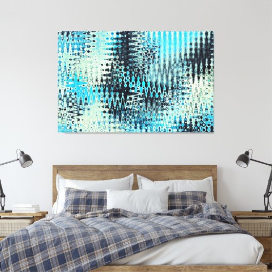 Food Art Liquid Paint Abstract 2021 Canvas Afdruk (Insitu (Slaapkamer))