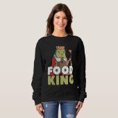 Food Avocado King Healthy Eating Vegan Trui (Voorkant volledig)