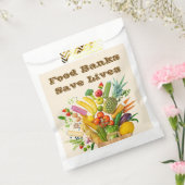 Food Banks Save Lives Bedankzakje (Gezegeld)