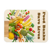 Food Banks Save Lives Magneet (Horizontaal)