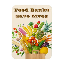 Food Banks Save Lives Magneet