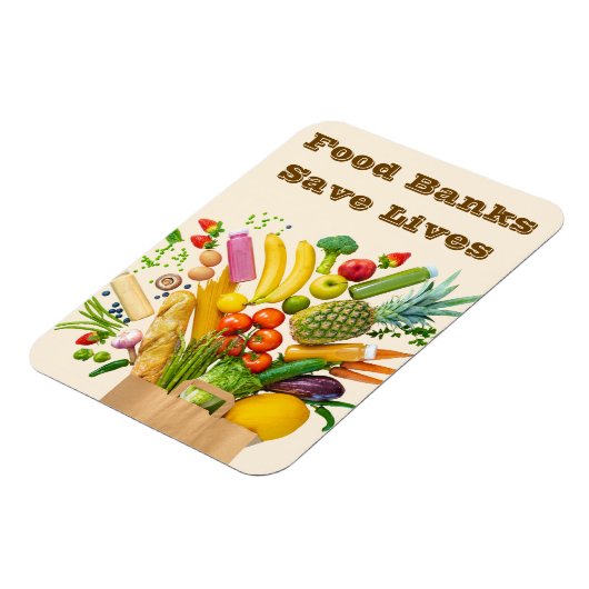 Food Banks Save Lives Magneet (Linkerzijde)