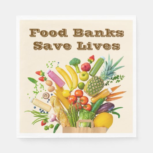 Food Banks Save Lives Servet (Voorkant)