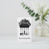 Food Blog Visitekaartje (Staand voorkant)