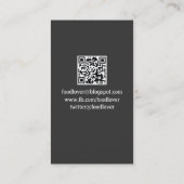 Food Blog Visitekaartje (Achterkant)