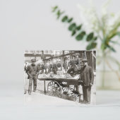 Food Cart in Little Italy, 1908 Briefkaart (Staand voorkant)