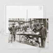 Food Cart in Little Italy, 1908 Briefkaart (Voorkant / Achterkant)