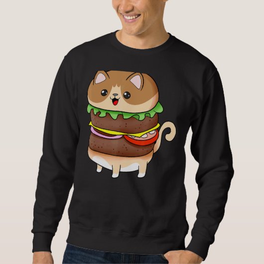 Food Cat Burger Trui (Voorkant)