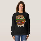 Food Cat Burger Trui (Voorkant volledig)