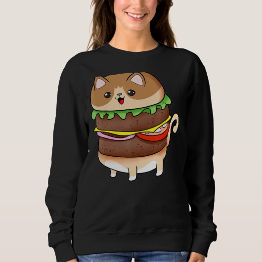 Food Cat Burger Trui (Voorkant)