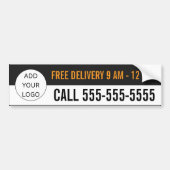 Food Catering Restaurant Zakelijk Bumpersticker (Voorkant)