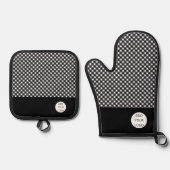 Food Catering Restaurant Zakelijk Ovenwant & Pannenlap Set (Voorkant)