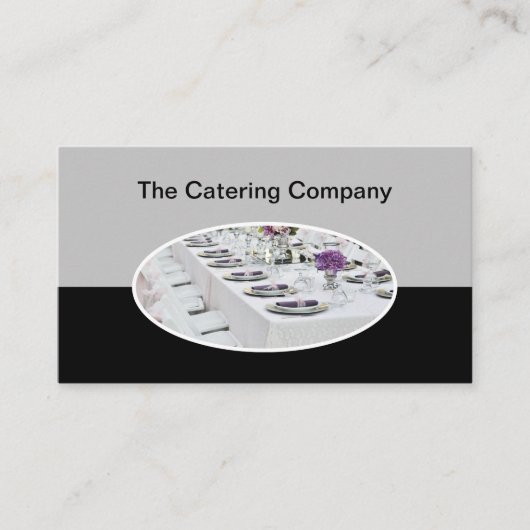 Food Catering Visitekaartjes (Voorkant)