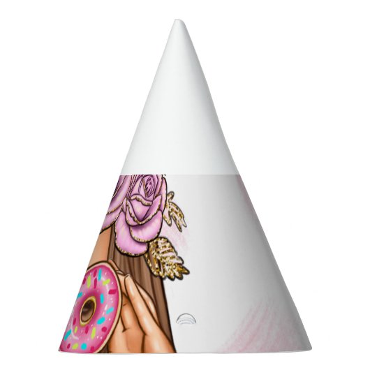 Food Catering Whimsical Unicorn Lady Feesthoedjes (Rechts)